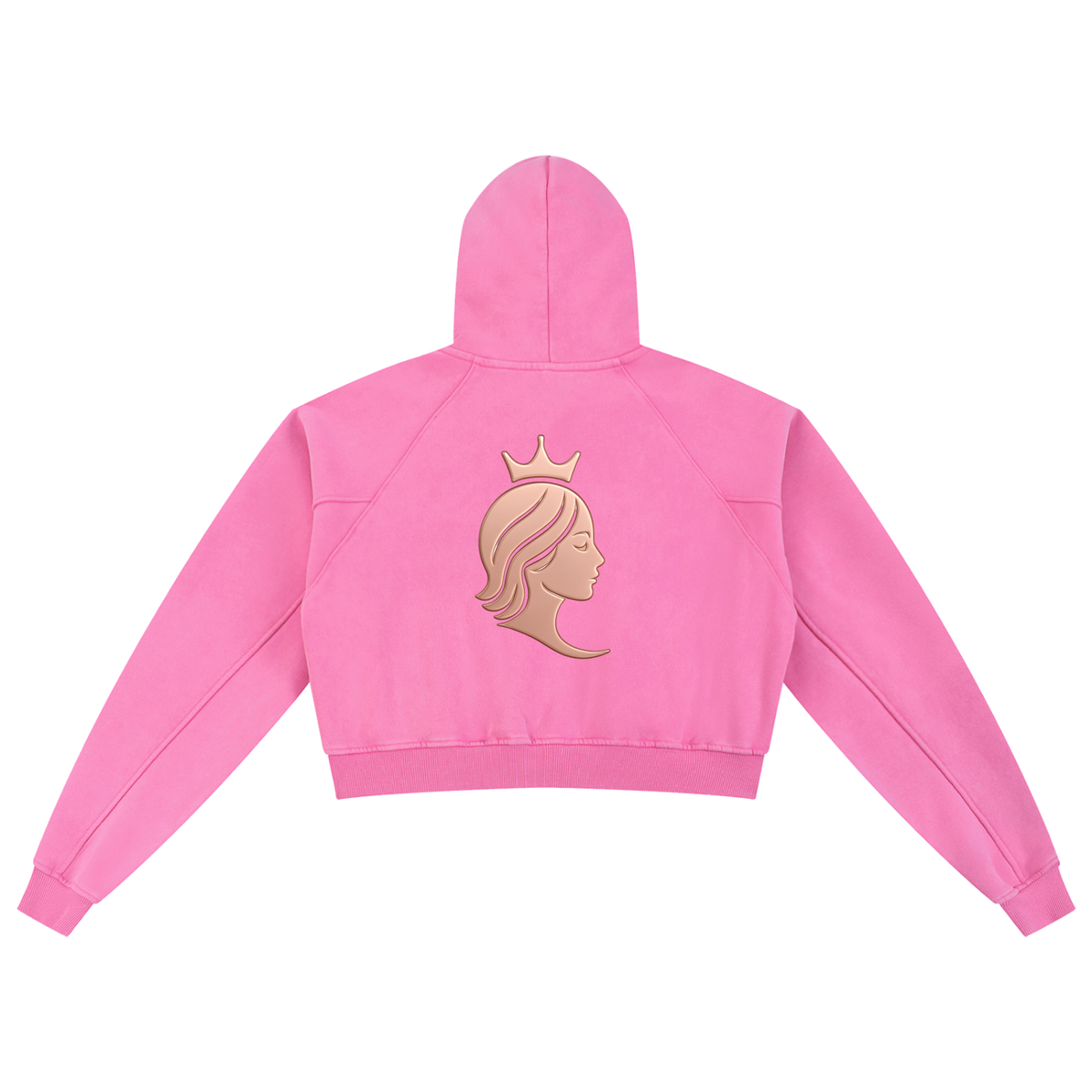 Snowwashed DivineX Cropped Hoodie