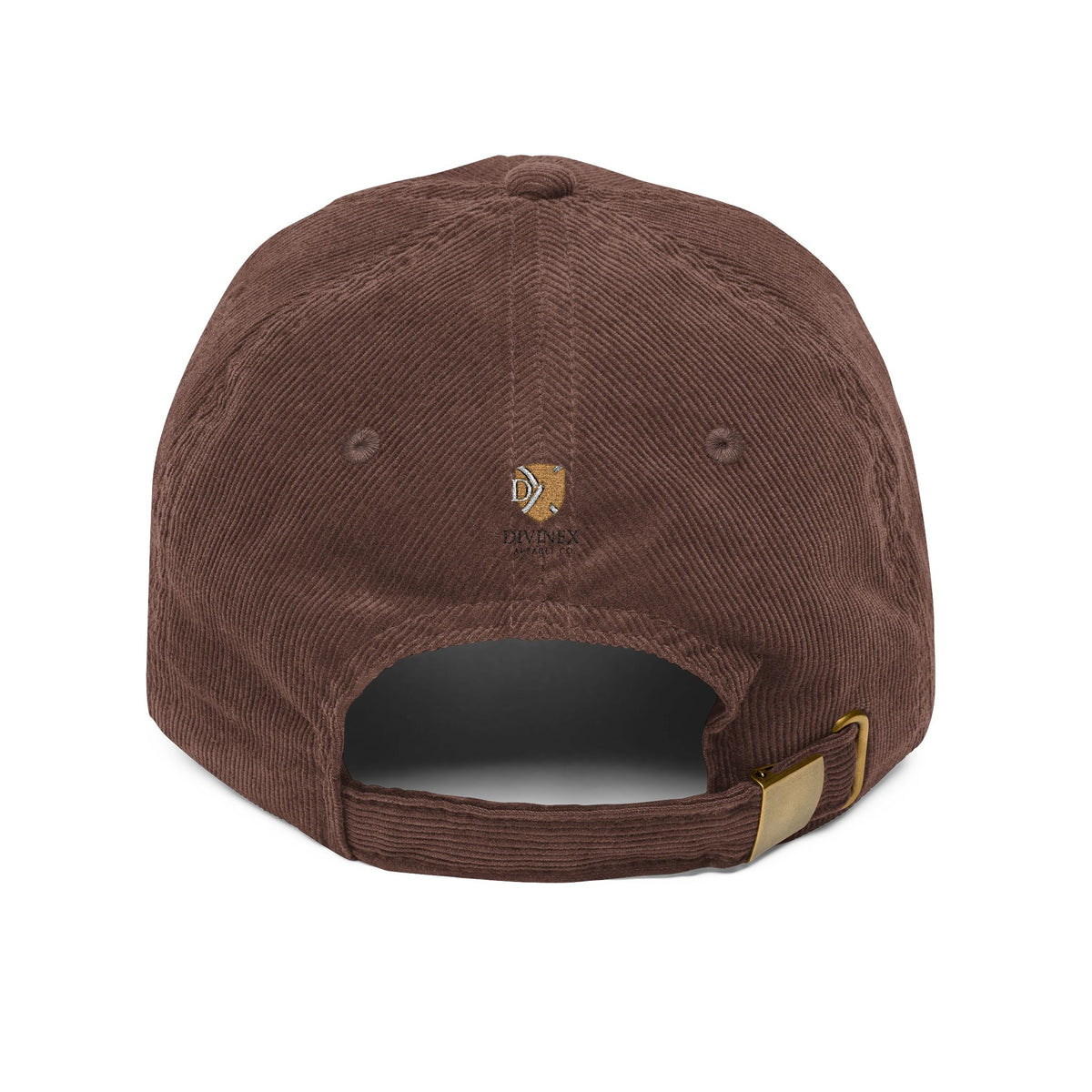 Gilded Script Corduroy Cap