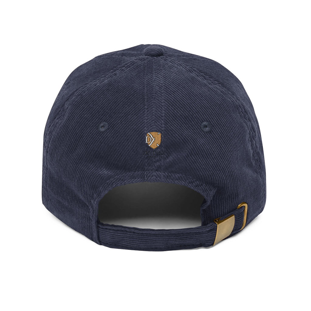 Gilded Script Corduroy Cap
