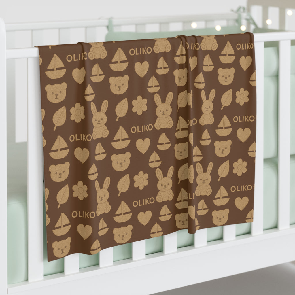 OLIKO Little Forest Friends Swaddle