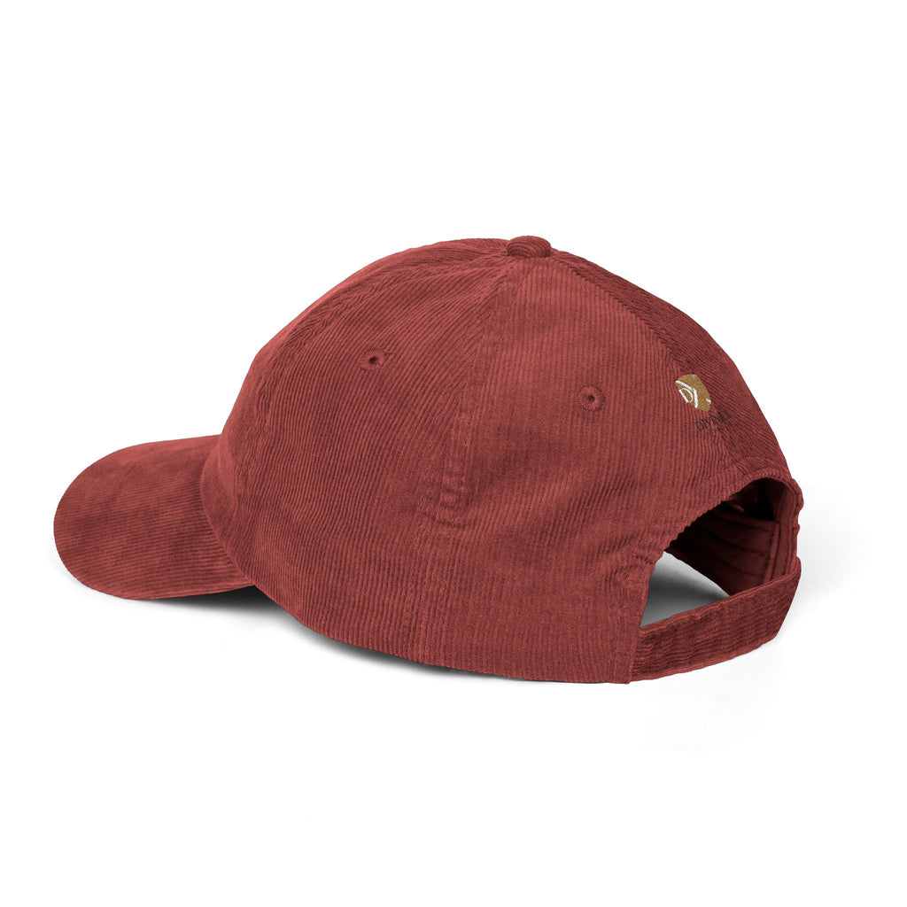 Gilded Script Corduroy Cap