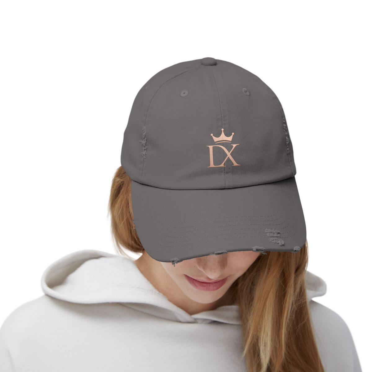 DX Royal Crown Distressed Cap