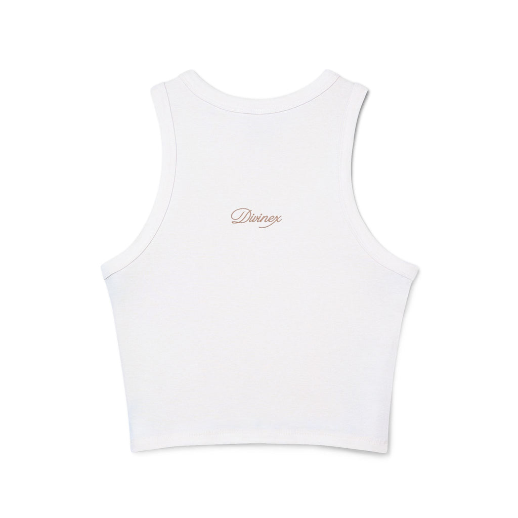 Rose Gold 'DX' Lightning Logo - Racer Tank Top