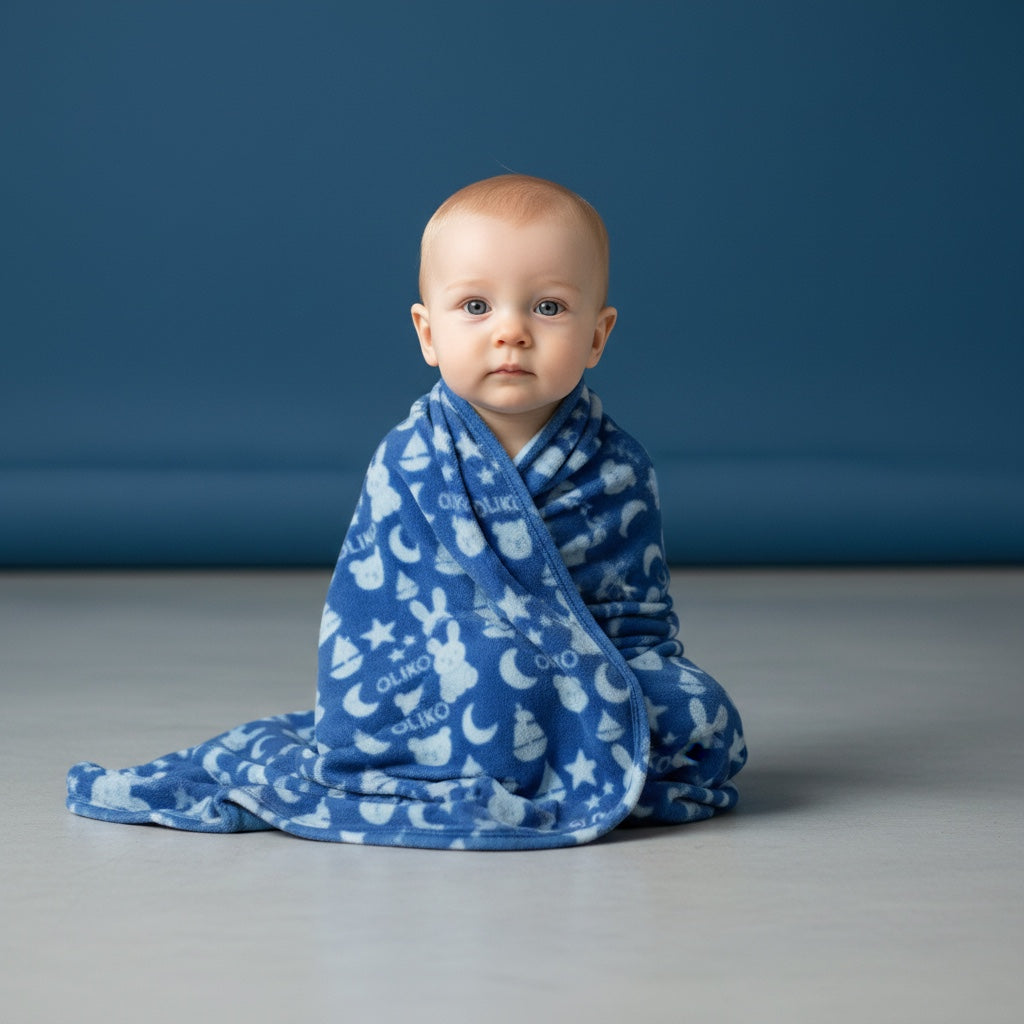 OLIKO Azure Heirloom Blanket