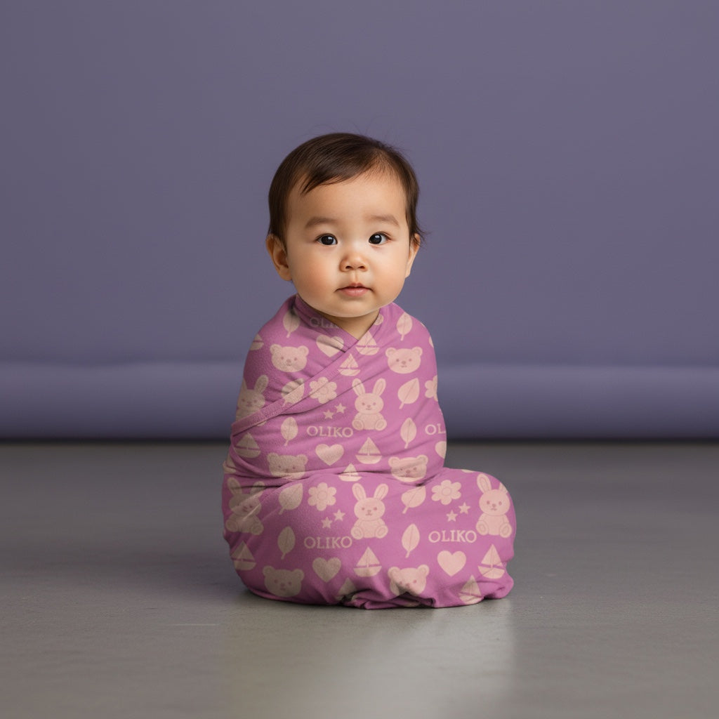OLIKO Sweet Meadow Swaddle