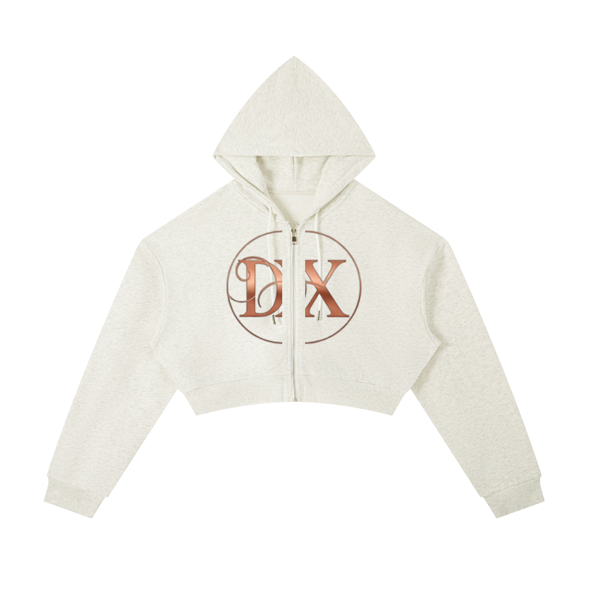 DivineX Ascend Zip Crop Hoodie