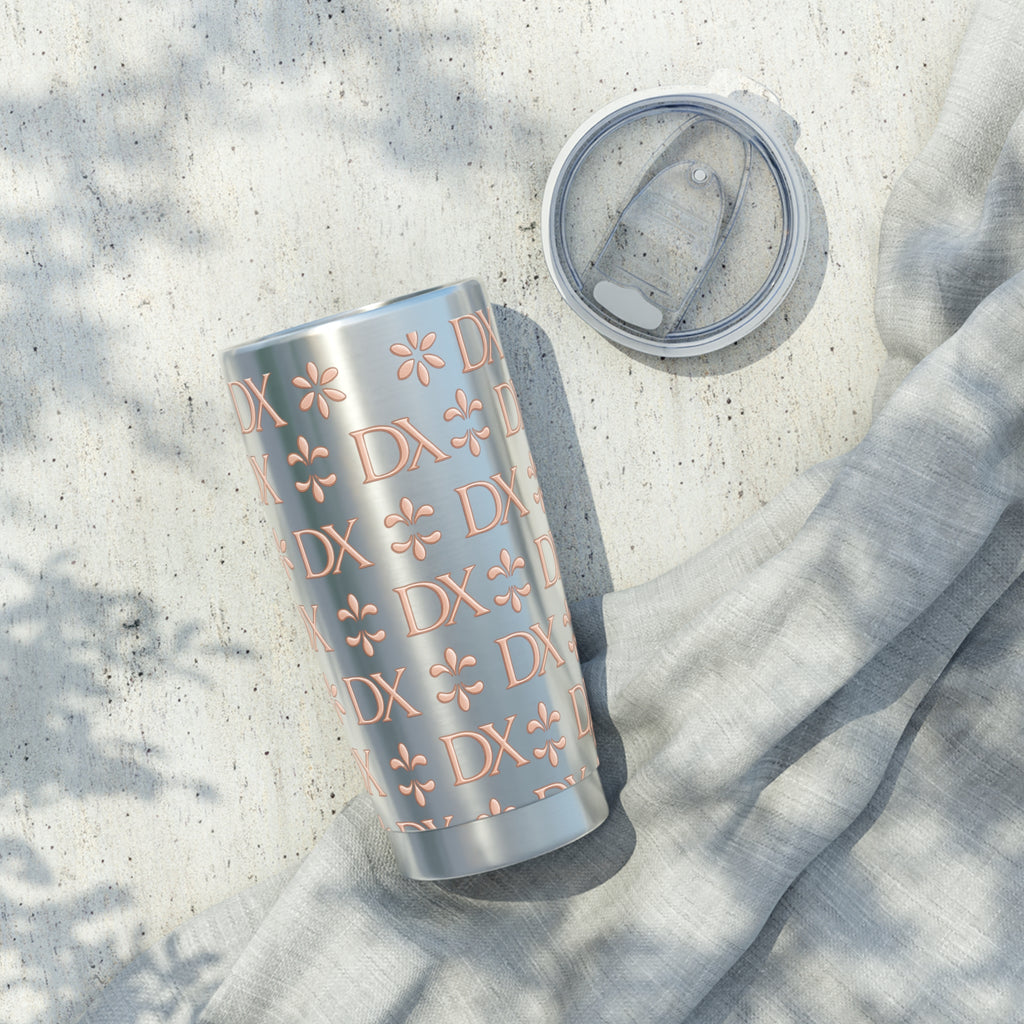 Monogram DX Stainless Travel Cup (Rose Gold DX Pattern) - Vagabond 20oz Tumbler