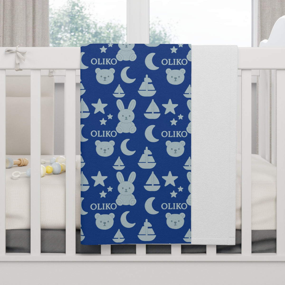 OLIKO Azure Heirloom Blanket