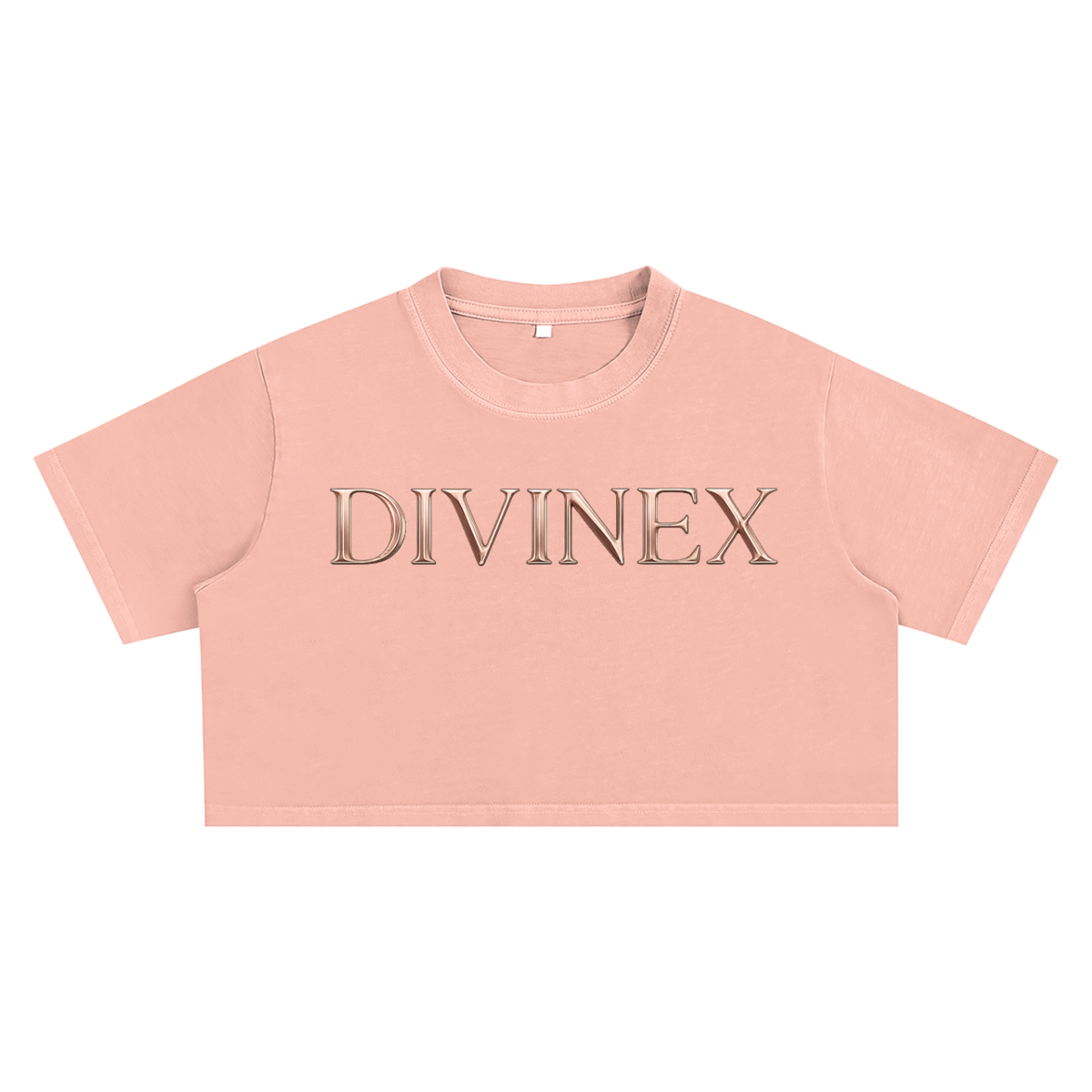 Snowwashed Signature Cropped Tee