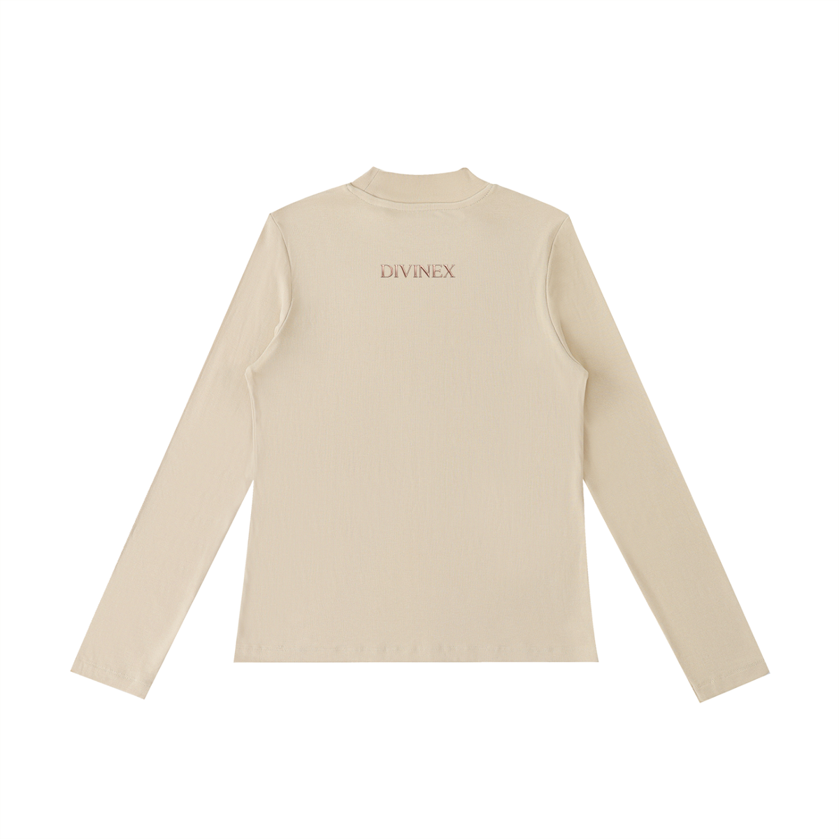 Crowned Essence Mock-Neck Luxe Top