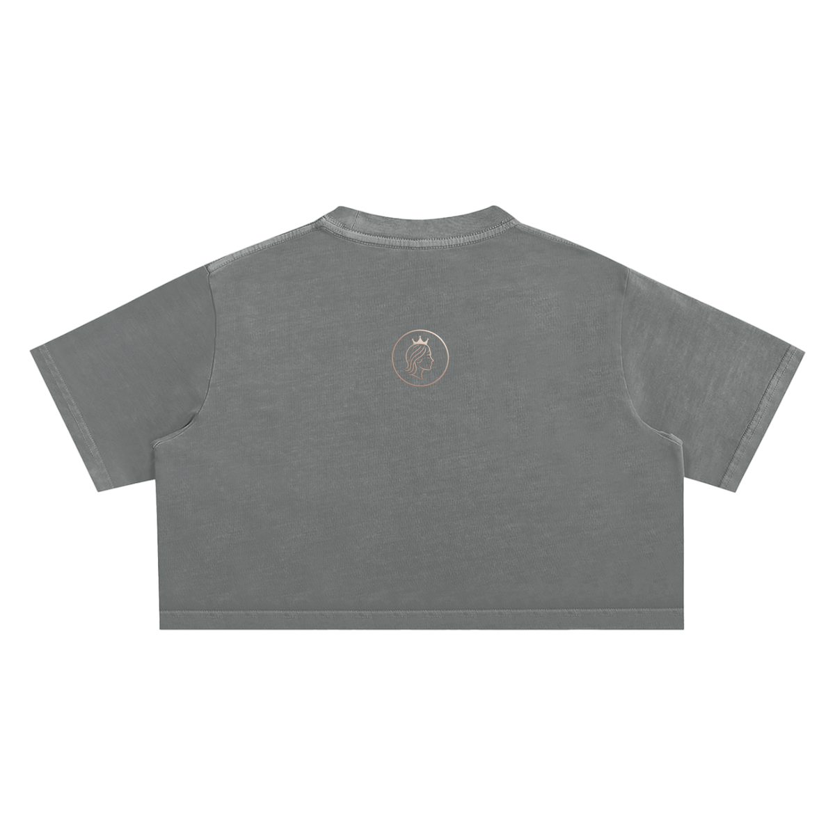 Snowwashed Signature Cropped Tee