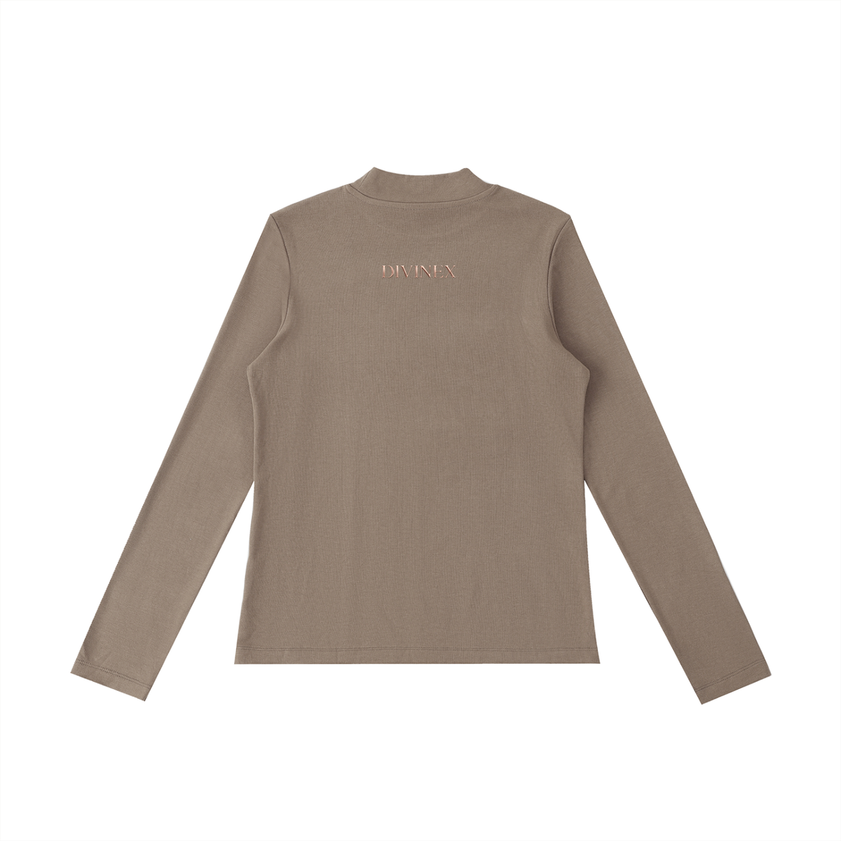 Crowned Essence Mock-Neck Luxe Top