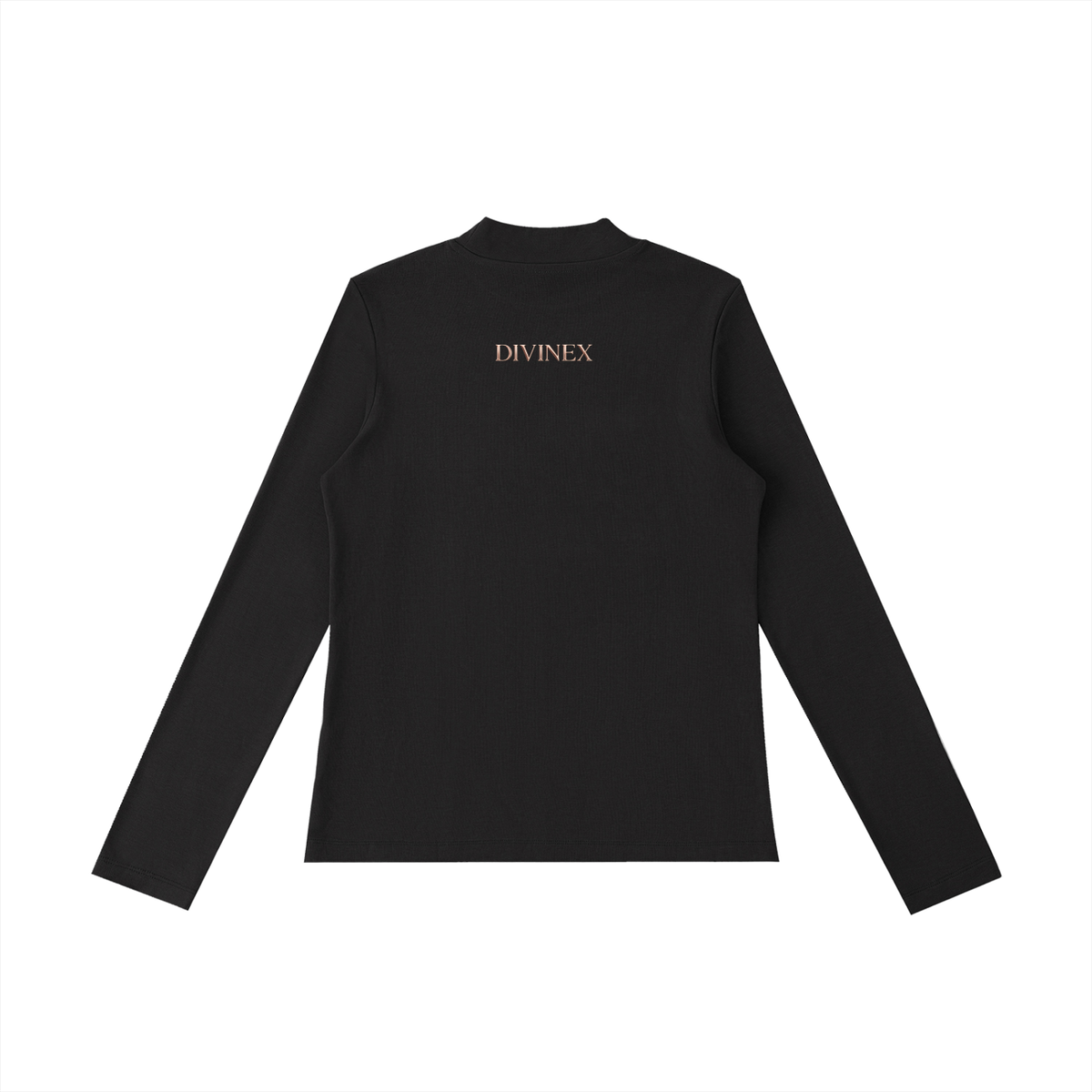 Crowned Essence Mock-Neck Luxe Top