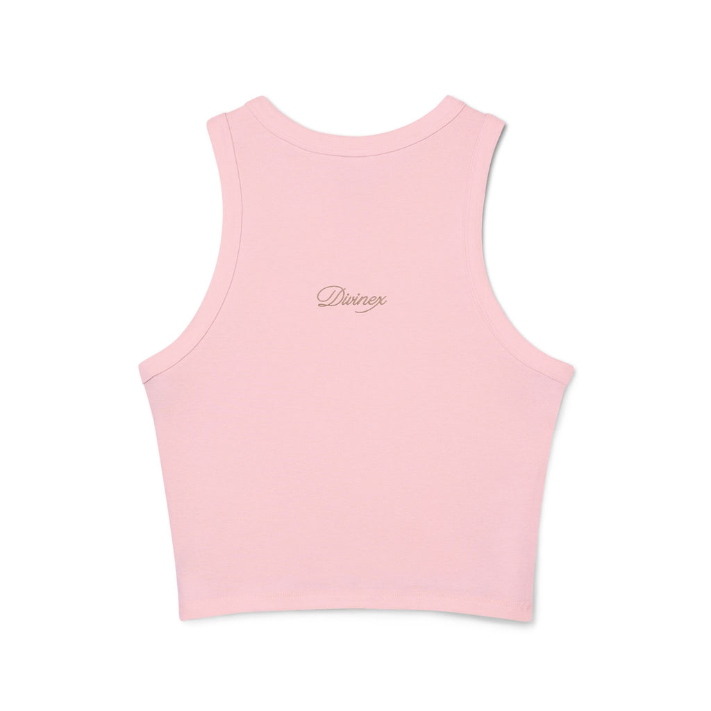 Rose Gold 'DX' Lightning Logo - Racer Tank Top