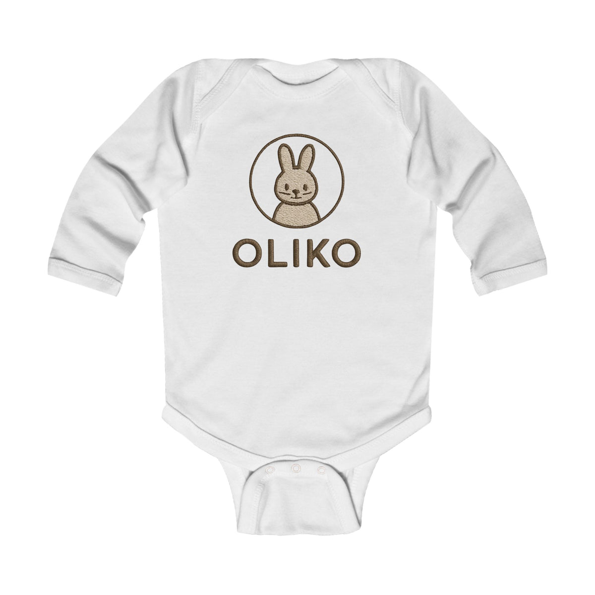OLIKO Essential Bear Long-Sleeve Bodysuit
