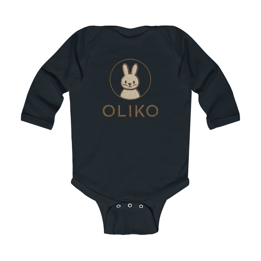 OLIKO Essential Bear Long-Sleeve Bodysuit