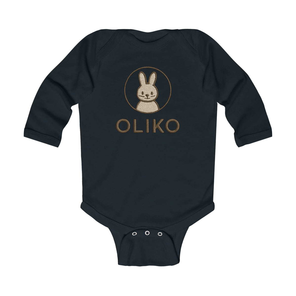 OLIKO Essential Bear Long-Sleeve Bodysuit