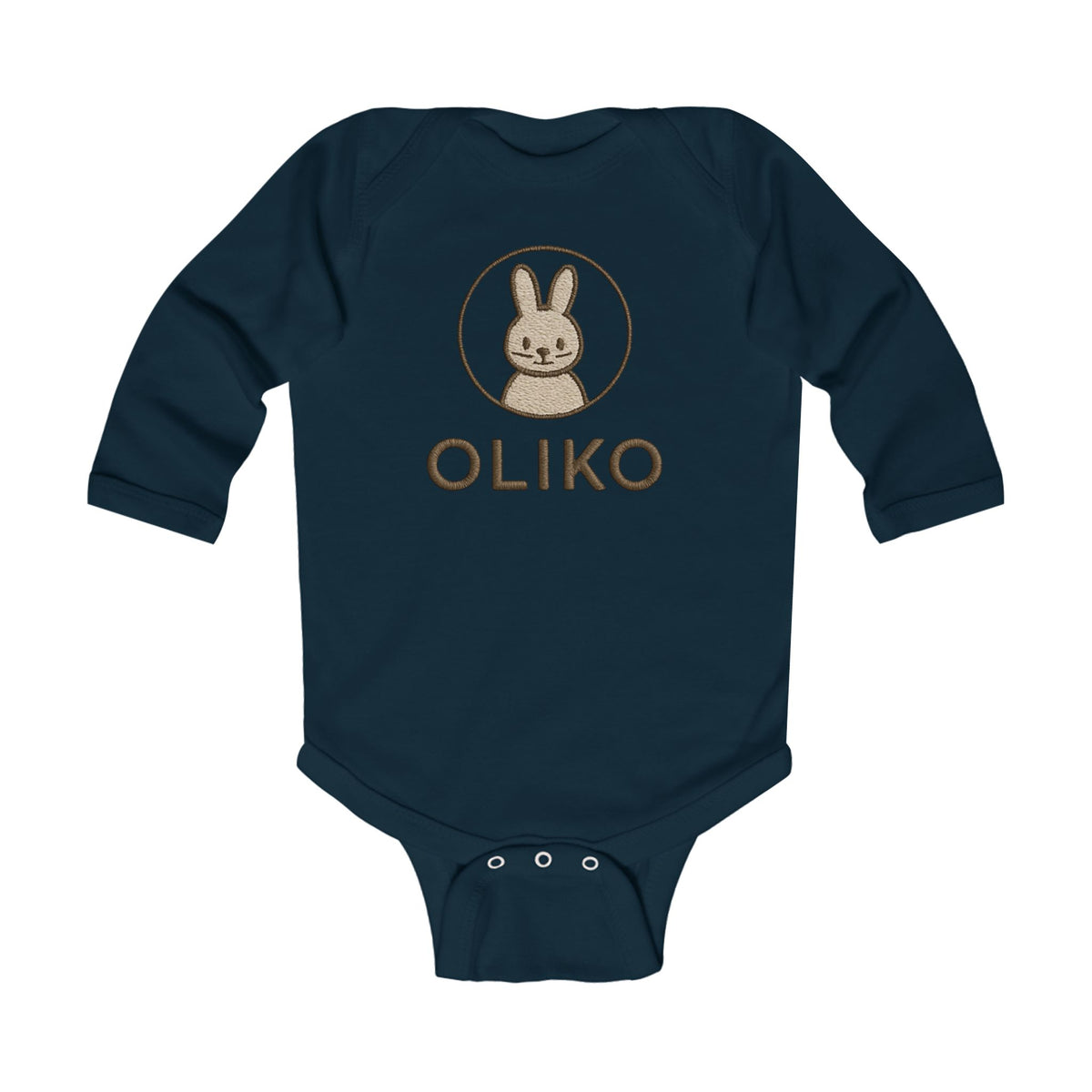 OLIKO Essential Bear Long-Sleeve Bodysuit