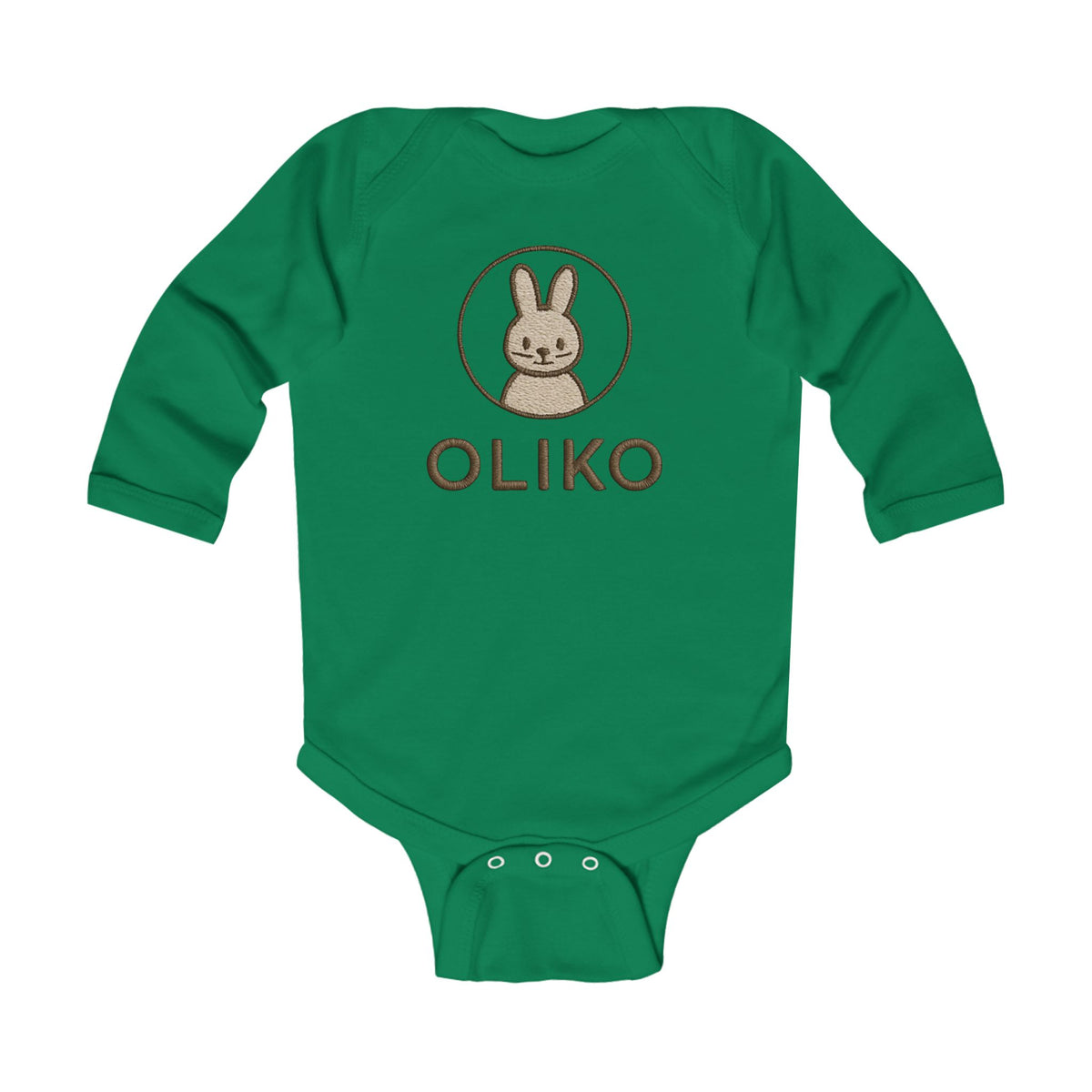 OLIKO Essential Bear Long-Sleeve Bodysuit