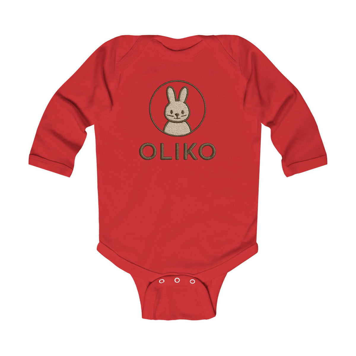 OLIKO Essential Bear Long-Sleeve Bodysuit