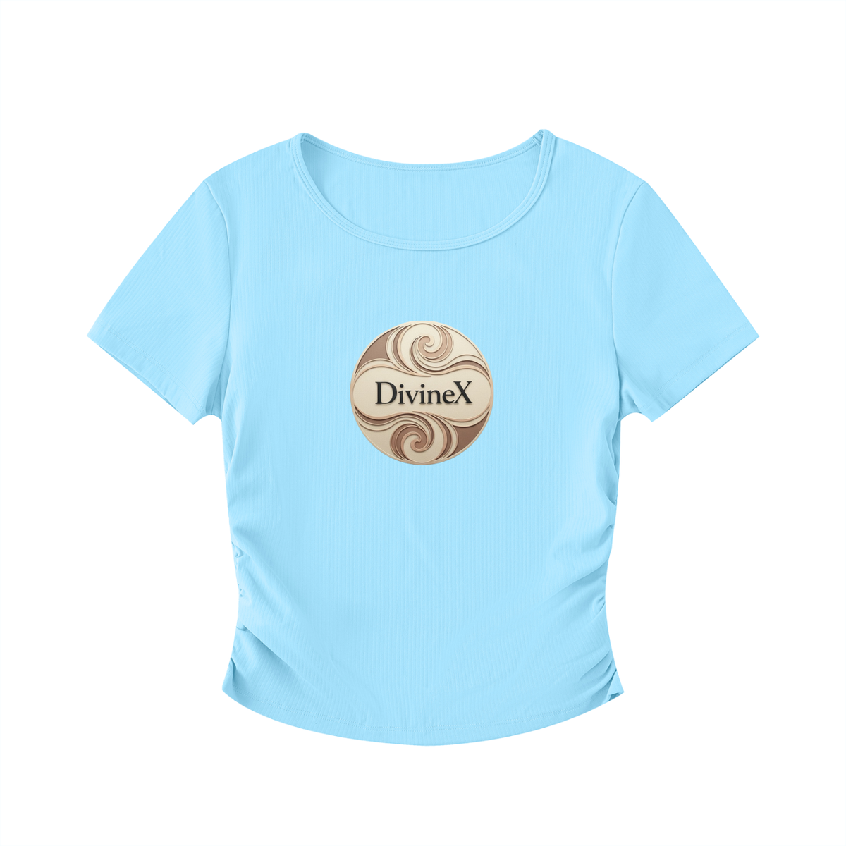 Velour Cinch Crop