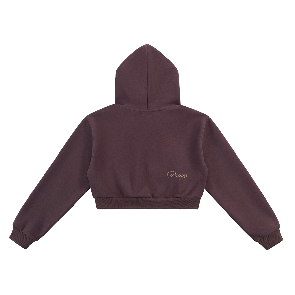 Radiant Crest Cropped Hoodie