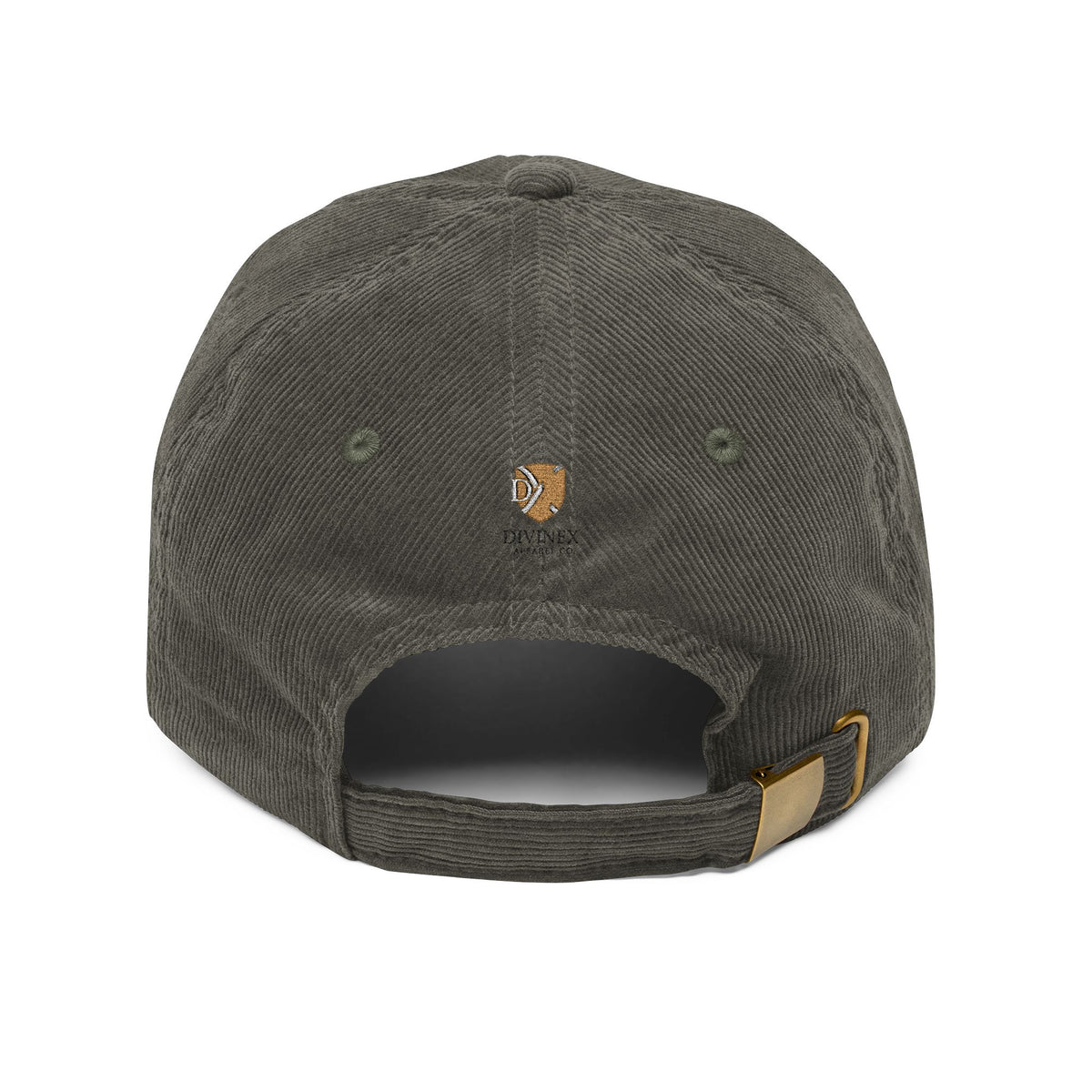 Gilded Script Corduroy Cap