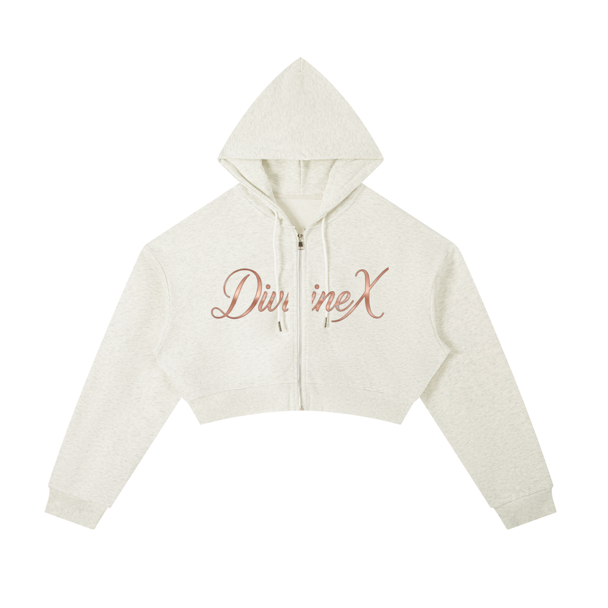DivineX Zip Crop Hoodie