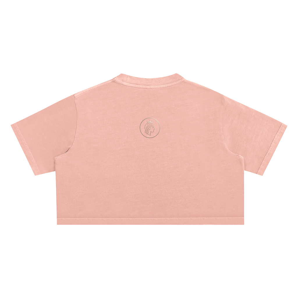 Snowwashed Signature Cropped Tee