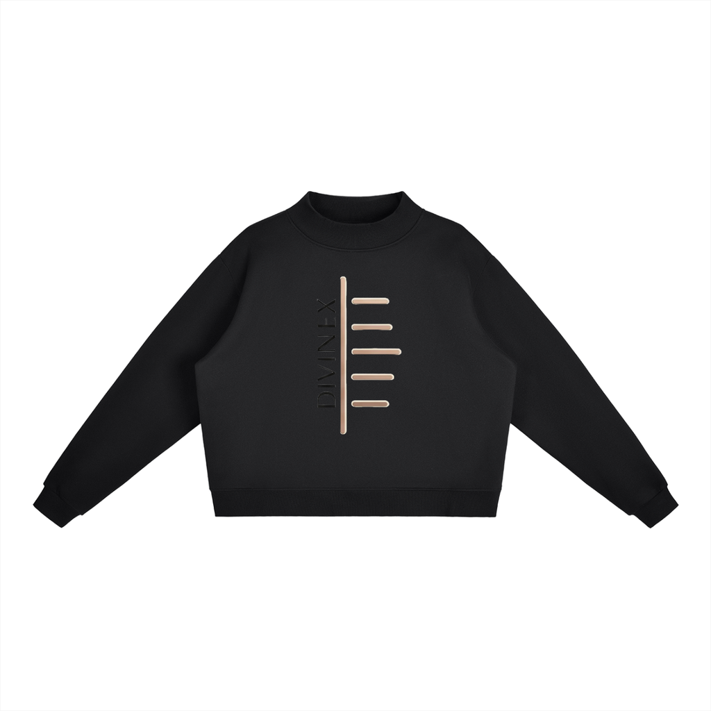 Nocturne Mock-Neck Crew