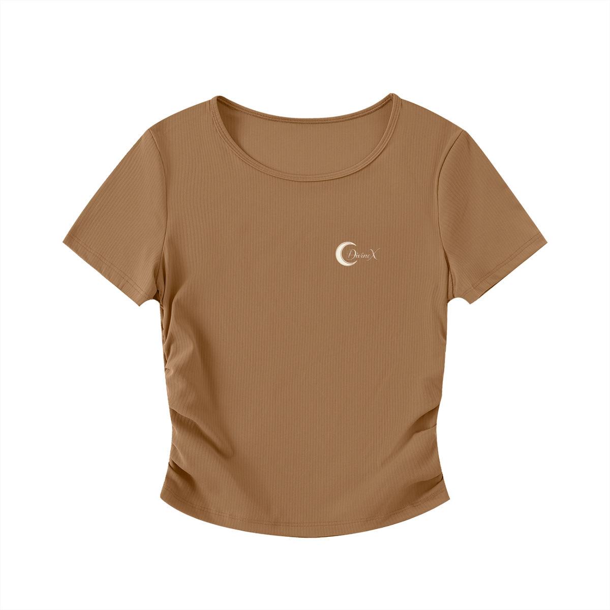 Velour Cinch Crop