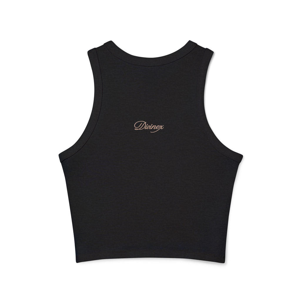 Rose Gold 'DX' Lightning Logo - Racer Tank Top