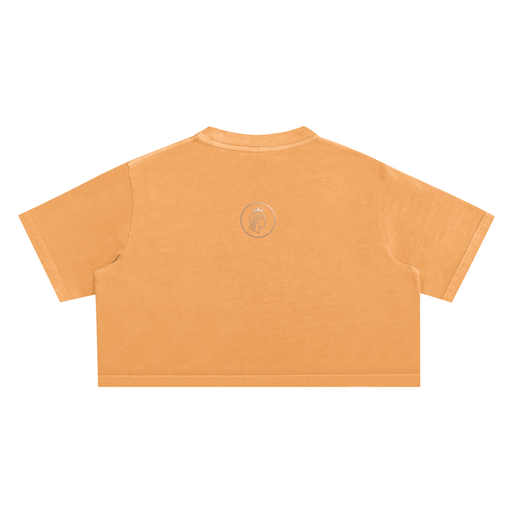 Snowwashed Signature Cropped Tee