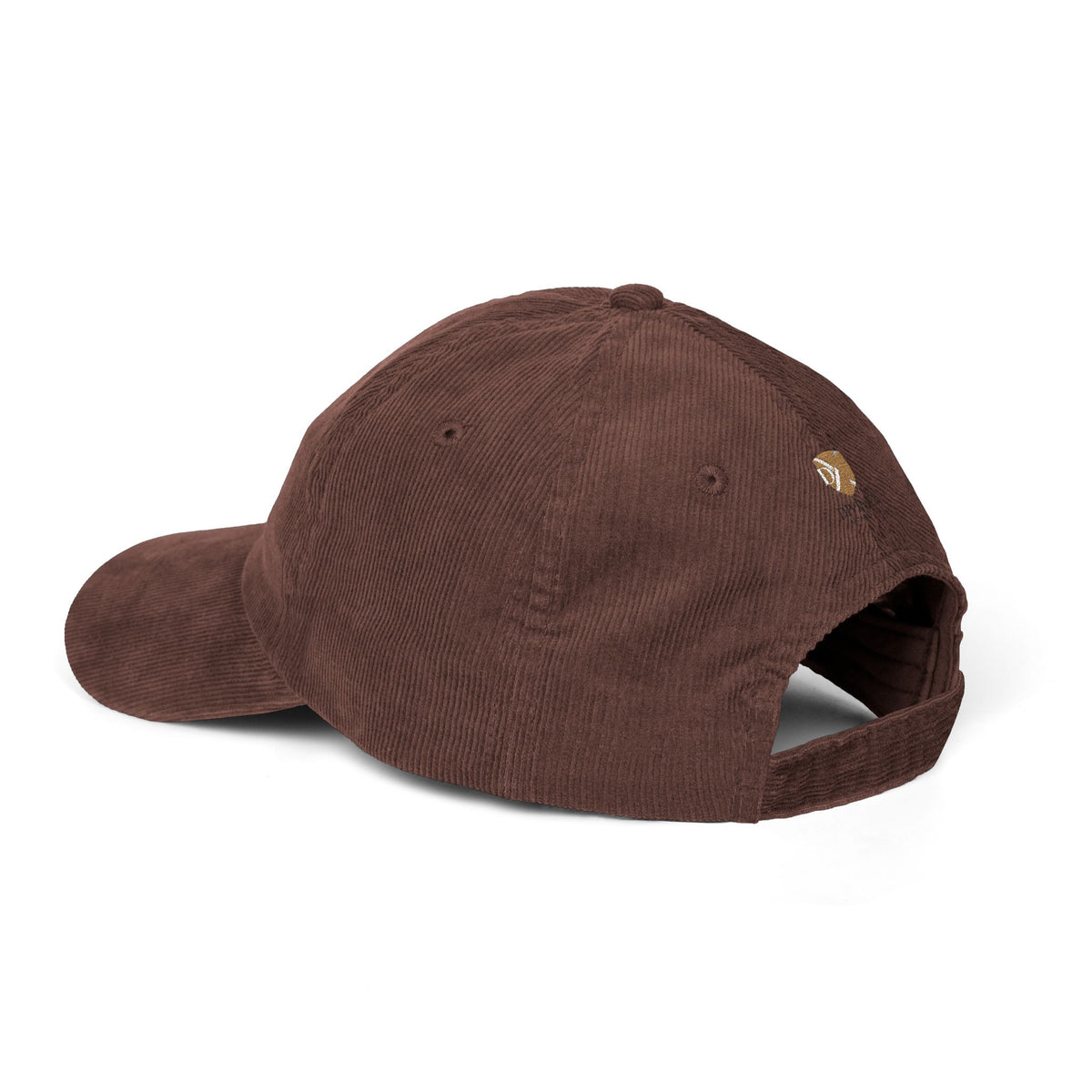 Gilded Script Corduroy Cap