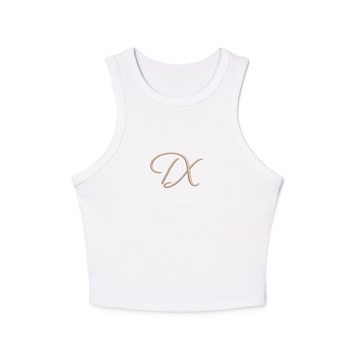 Chic Monogram 'DX' Tank Top