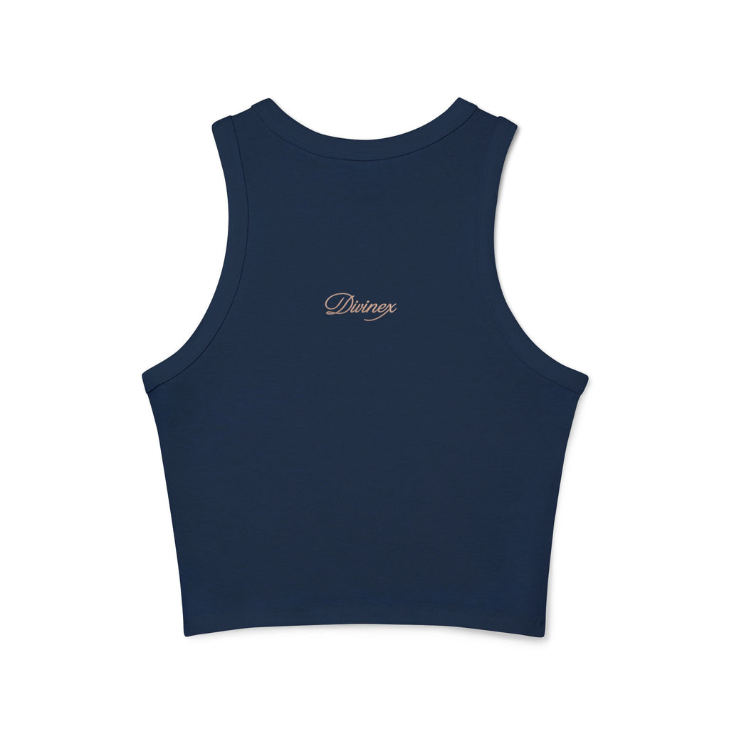 Rose Gold 'DX' Lightning Logo - Racer Tank Top