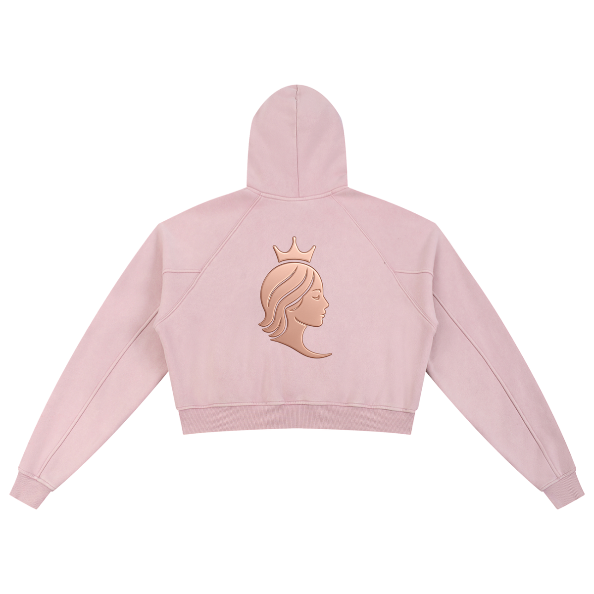 Snowwashed DivineX Cropped Hoodie