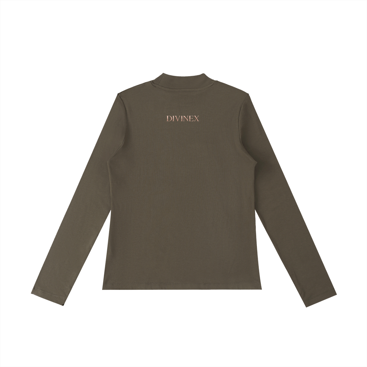 Crowned Essence Mock-Neck Luxe Top