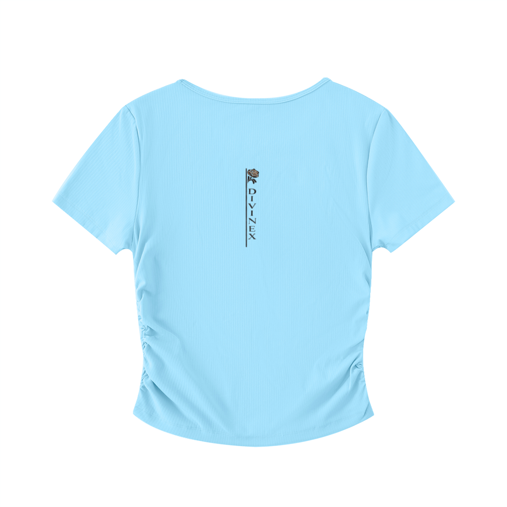 DivineX Spine Ruched Crop