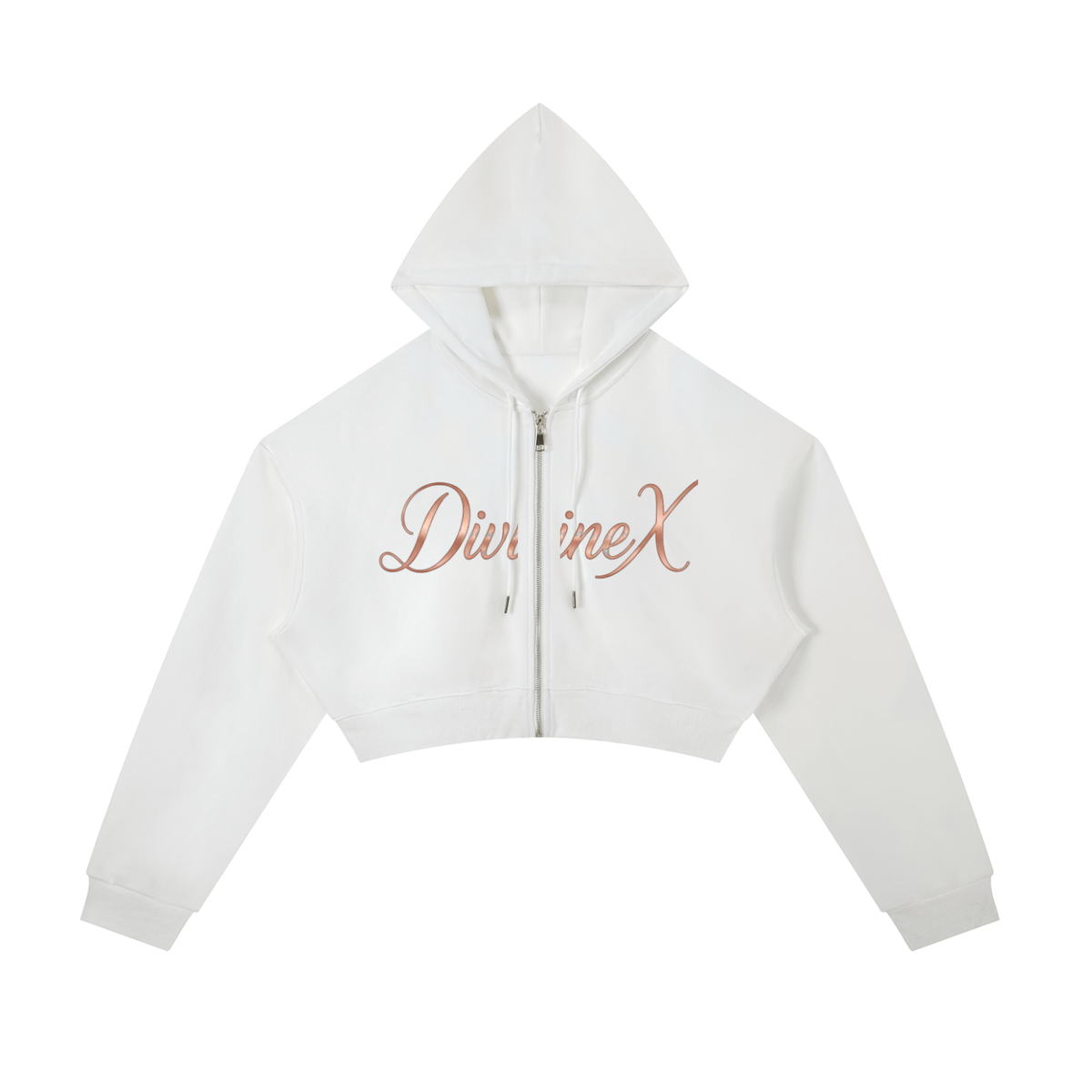 DivineX Zip Crop Hoodie