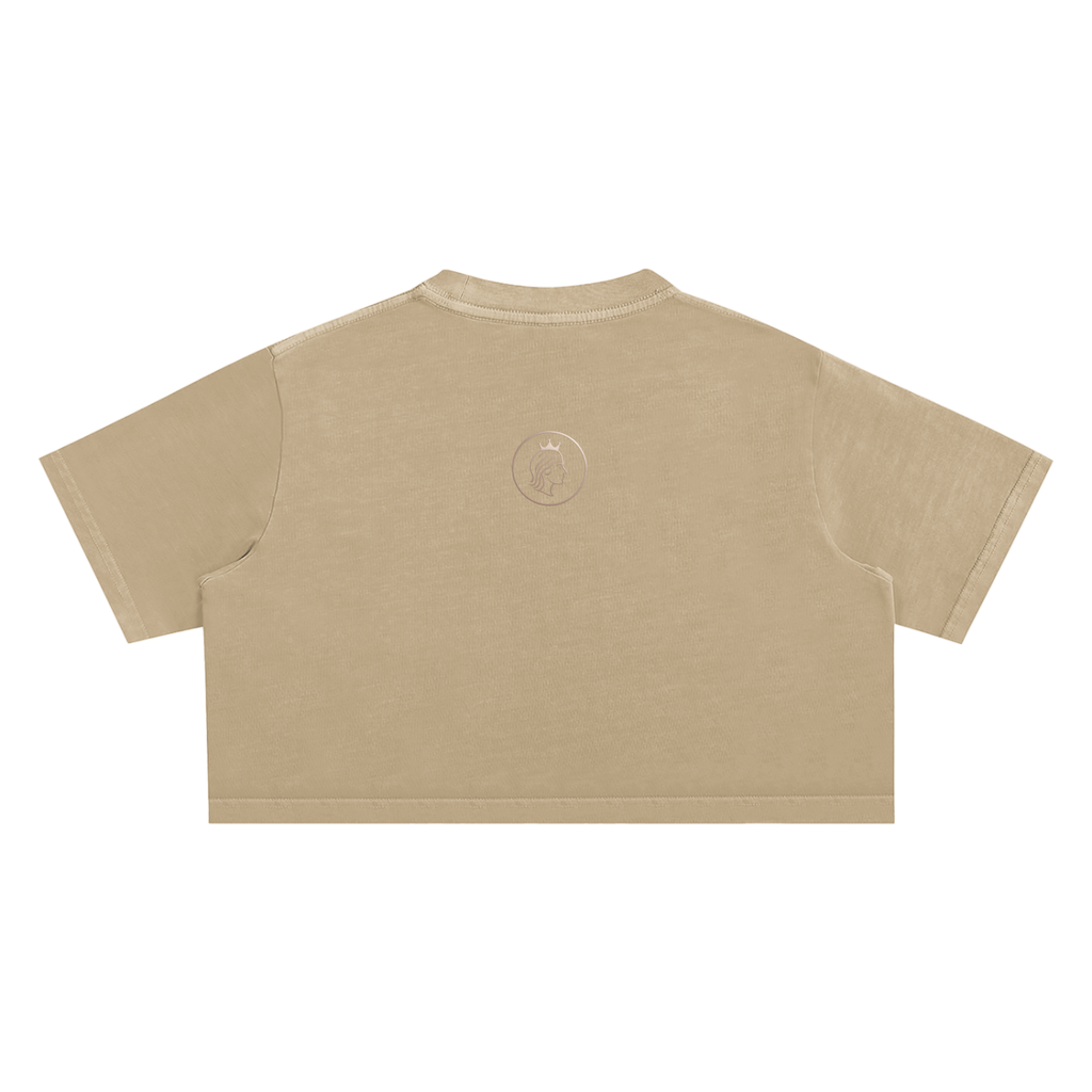 Snowwashed Signature Cropped Tee