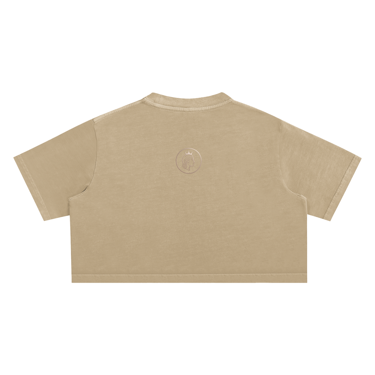 Snowwashed Signature Cropped Tee