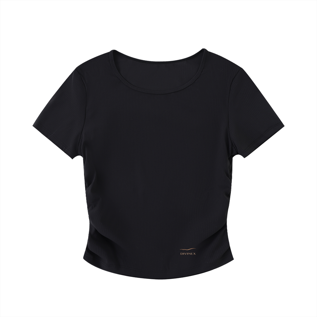 DivineX Scripted Ruched Crop