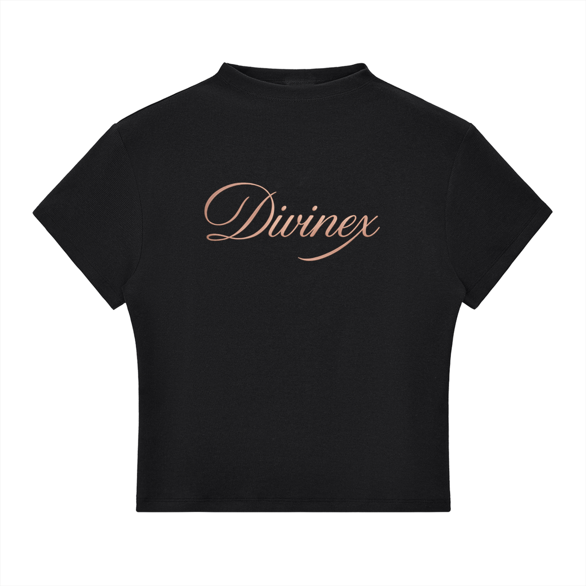 DivineX Signature Slim Mock-Neck Tee
