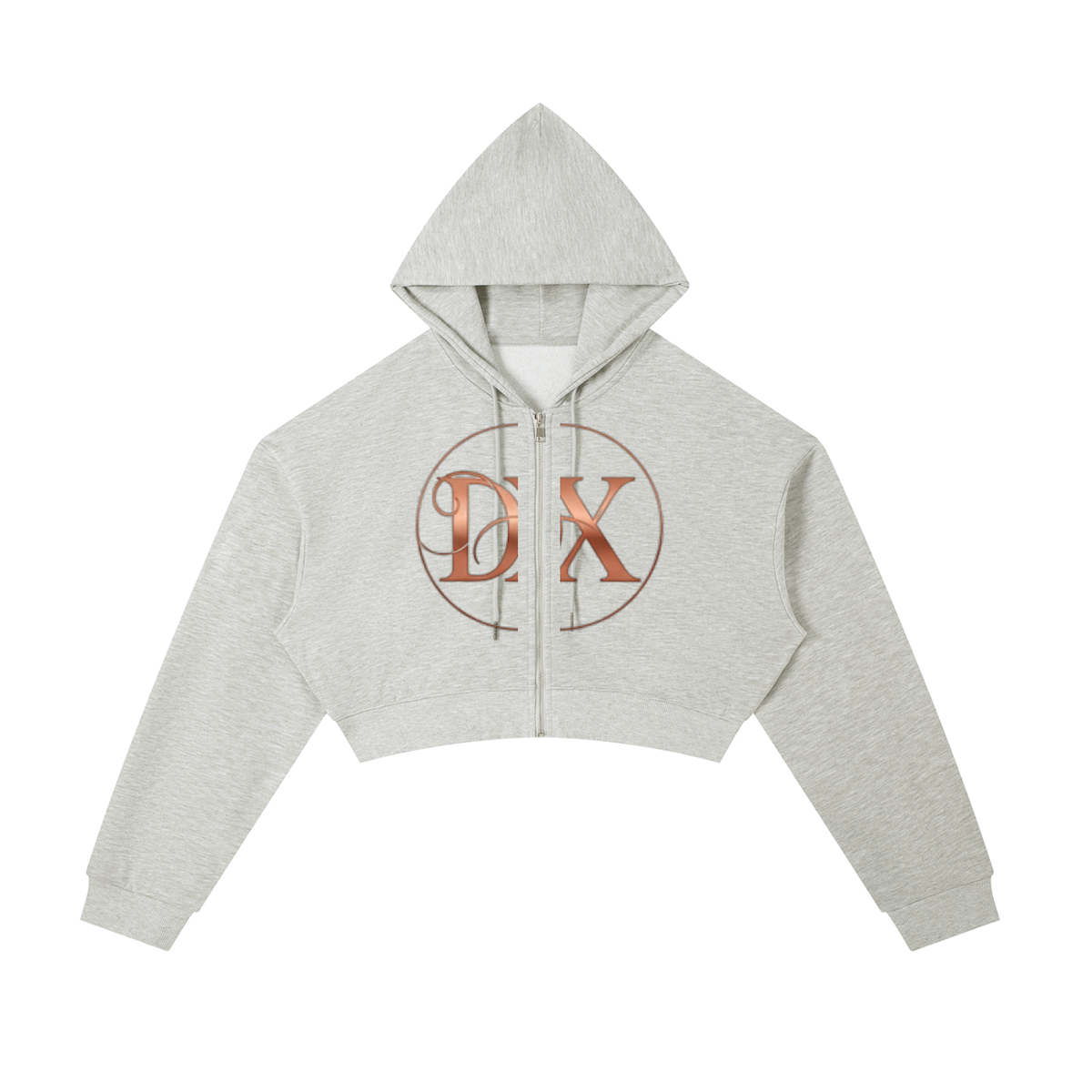DivineX Ascend Zip Crop Hoodie