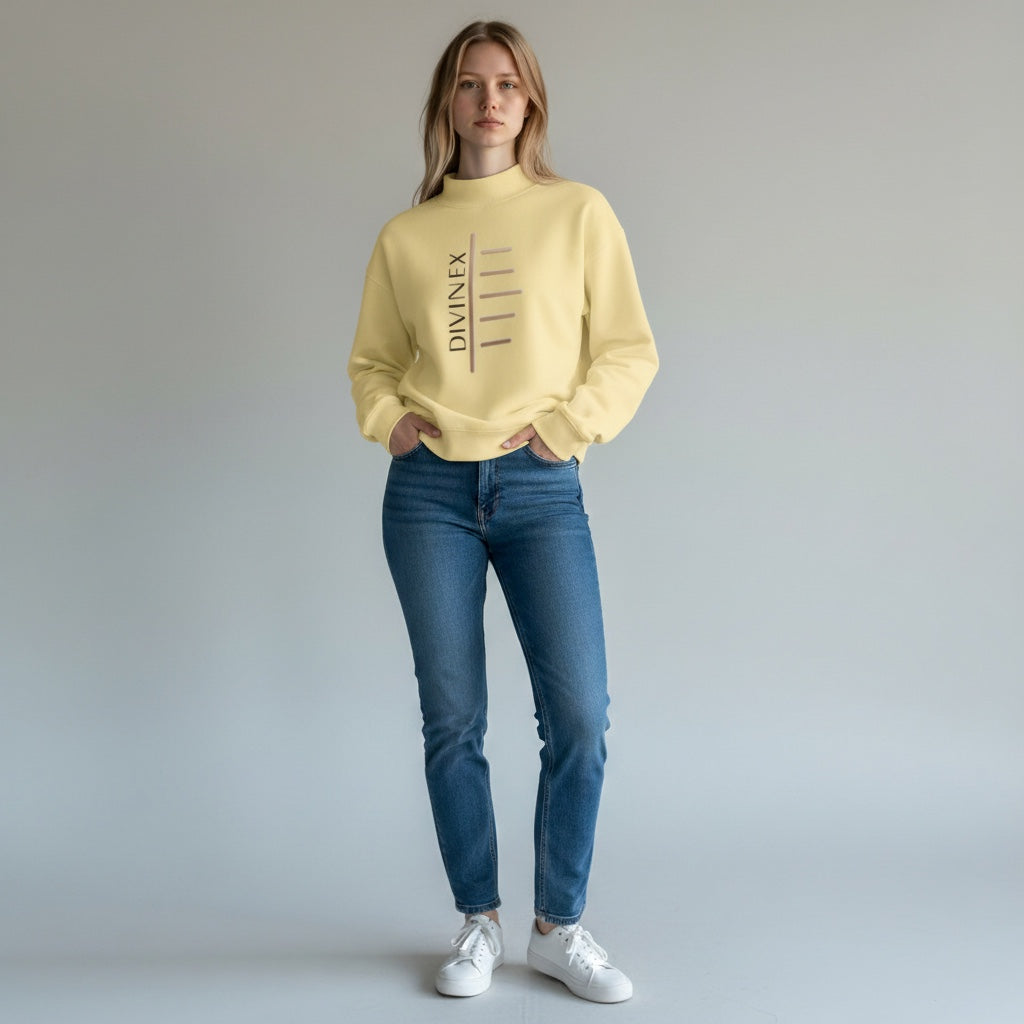 Nocturne Mock-Neck Crew
