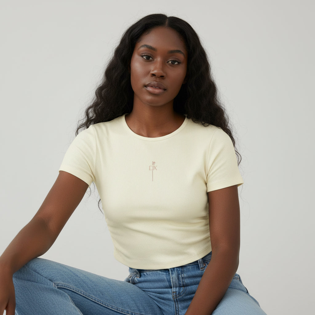 DX Silhouette Ruched Crop