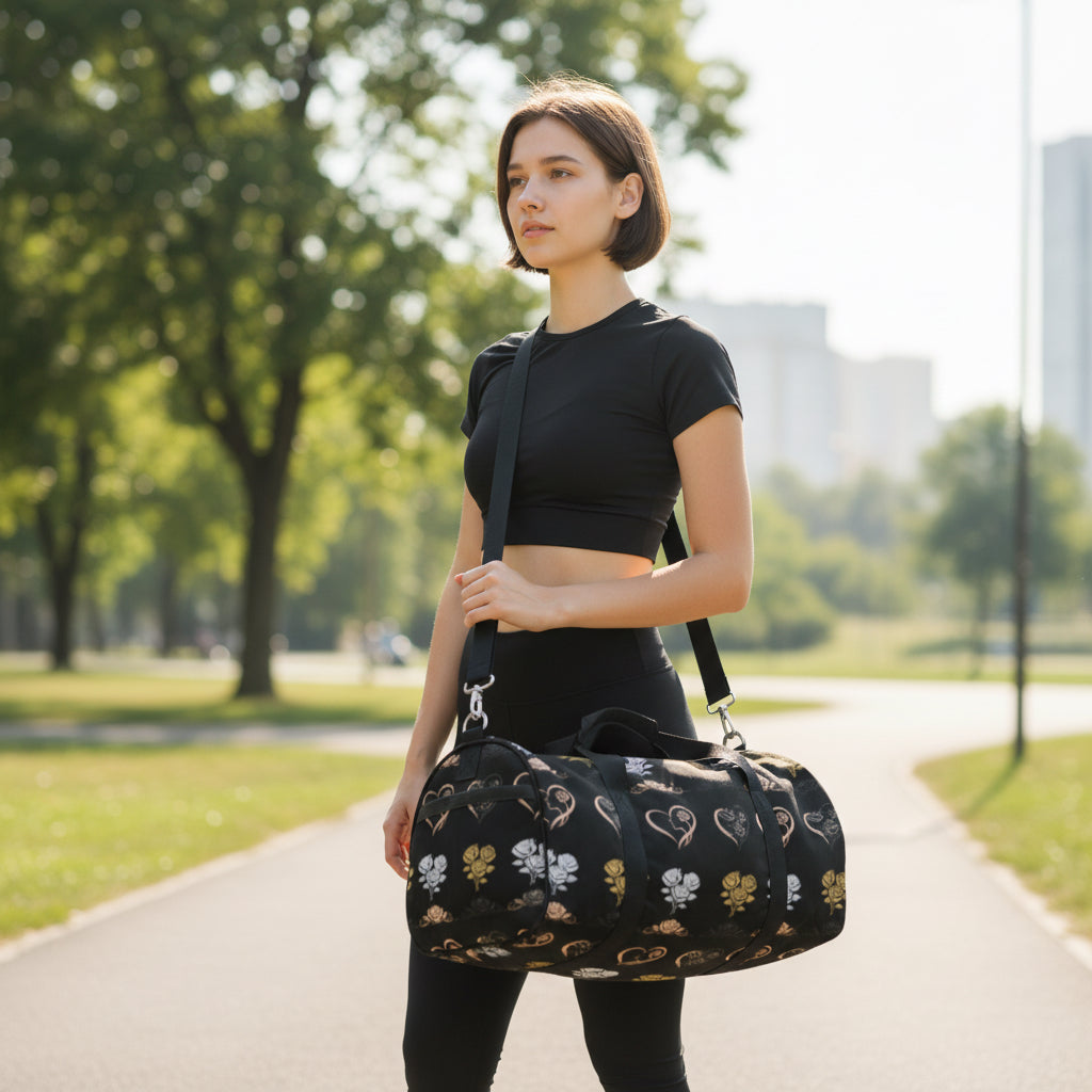DivineX Noir Bloom Duffel