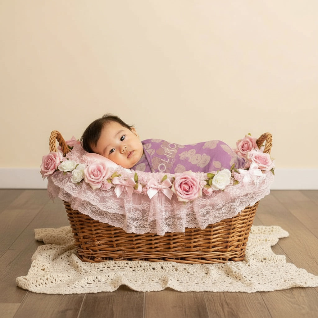 OLIKO Sweet Meadow Swaddle