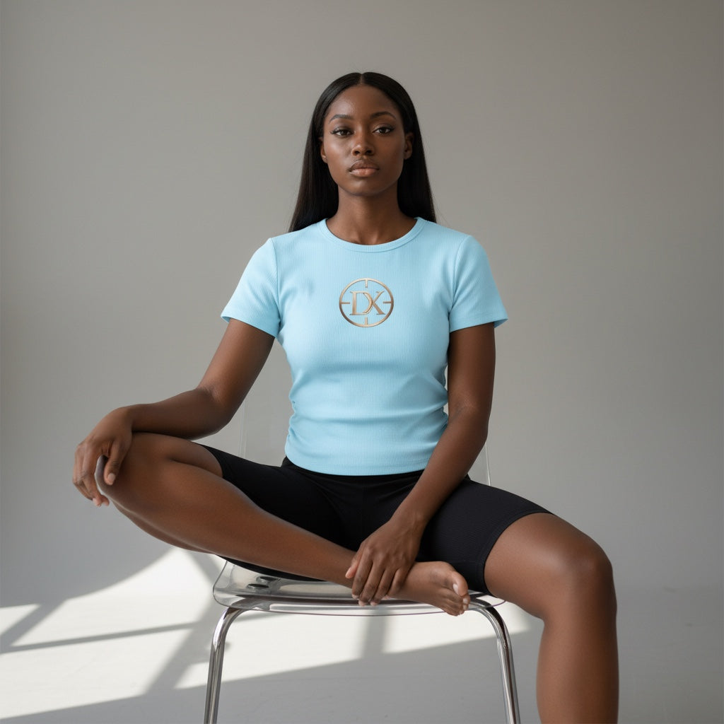 Velour Cinch Crop
